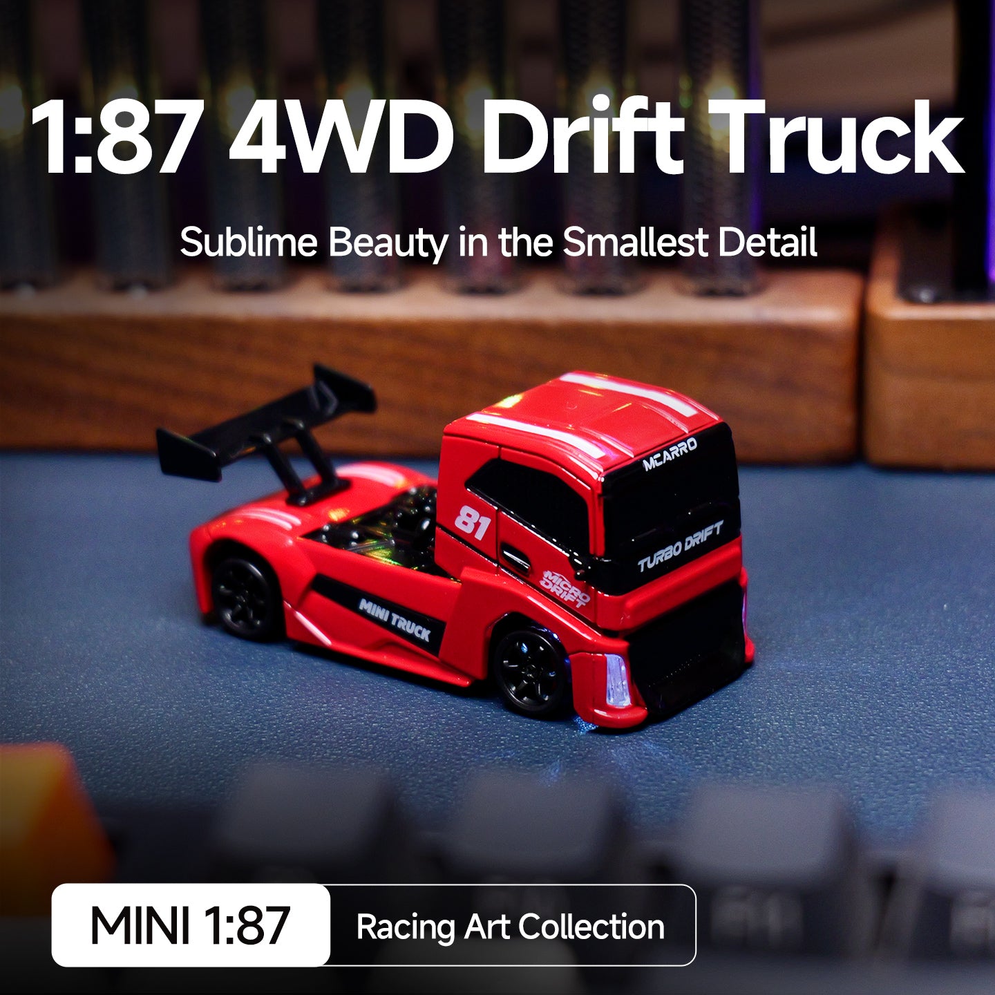 MCARRO MC081  1：87 4WD Truck Car Drift Car  Remote Control Version